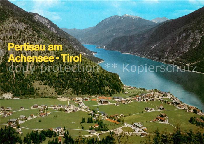 Pertisau Achensee Fliegeraufnahme