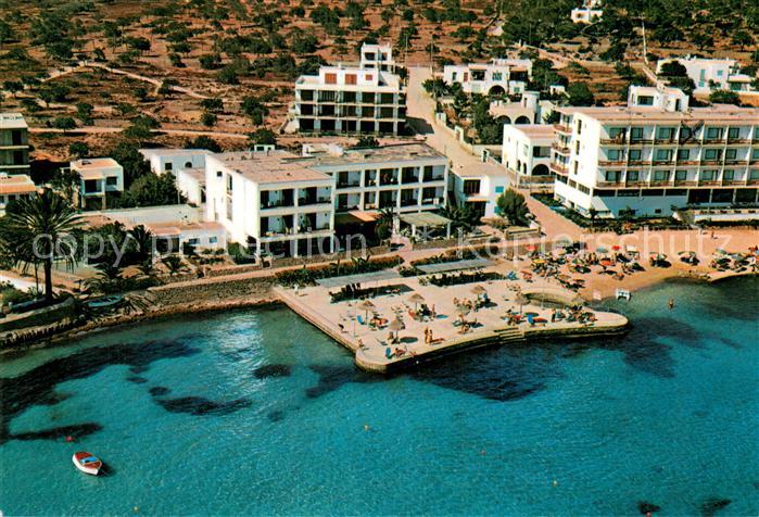 Ibiza Islas Baleares Hotel Ses Figueres Playa Talamanca Fliegeraufnahme