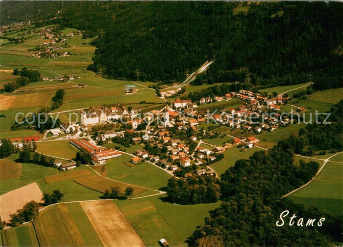 Stams Tirol  AT Kultur Sport und Schulzentrum Fliegeraufnahme
