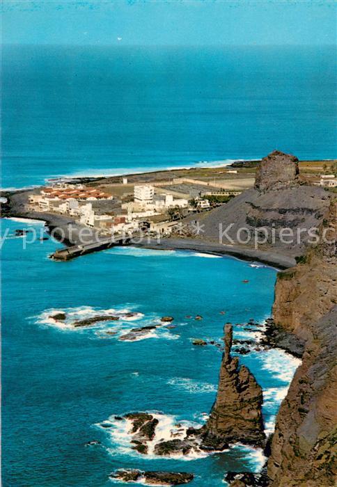 Agaete Puerto de Las Nieves y el Dedo de Dios Fliegeraufnahme