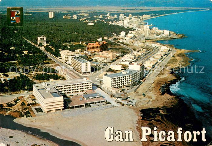 Can Picafort Mallorca ES Fliegeraufnahme