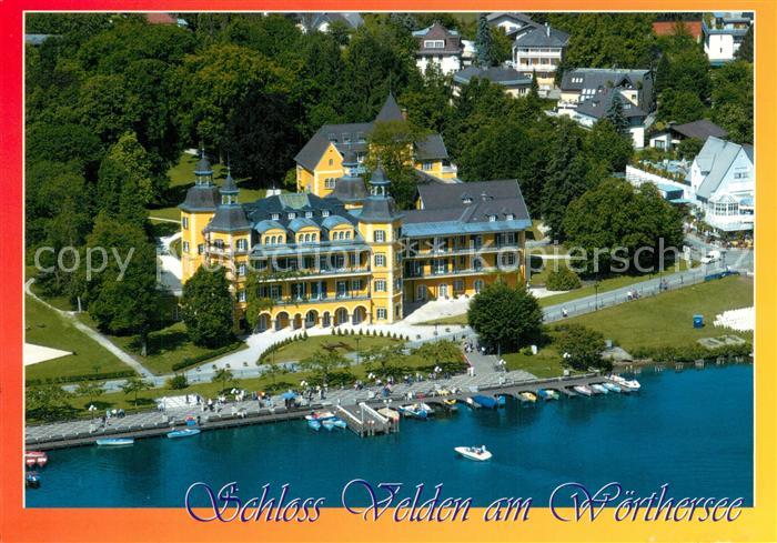 Velden Woerthersee Schloss Velden Fliegeraufnahme