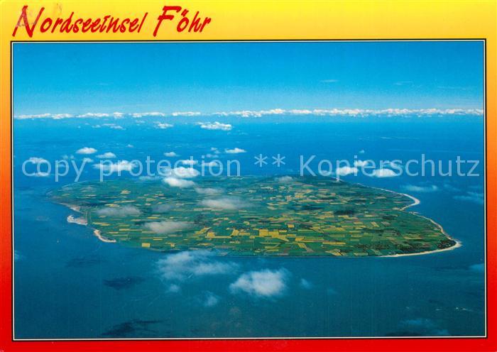 Insel Foehr Fliegeraufnahme