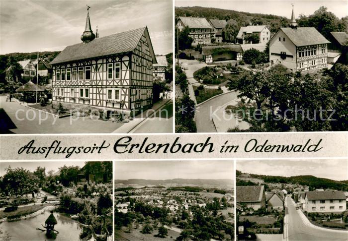 Erlenbach Erbach Fachwerkhaus Ortsansichten