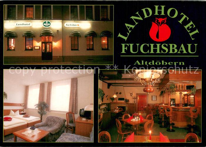 Altdoebern Landhotel Fuchsbau Zimmer Gaststube Bar