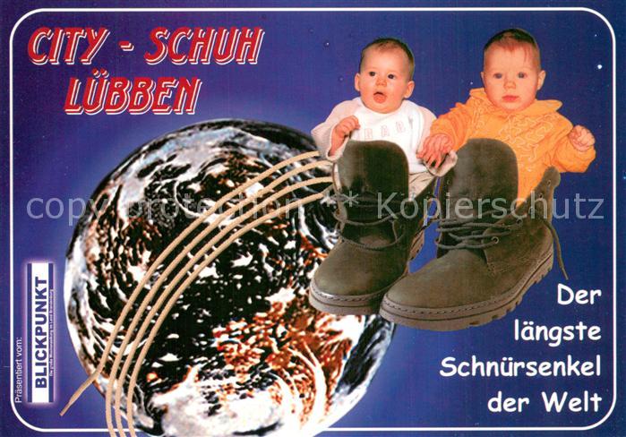 Luebben Spreewald City Schuhhaus Luebben Der laengste Schnuersenkel der Welt