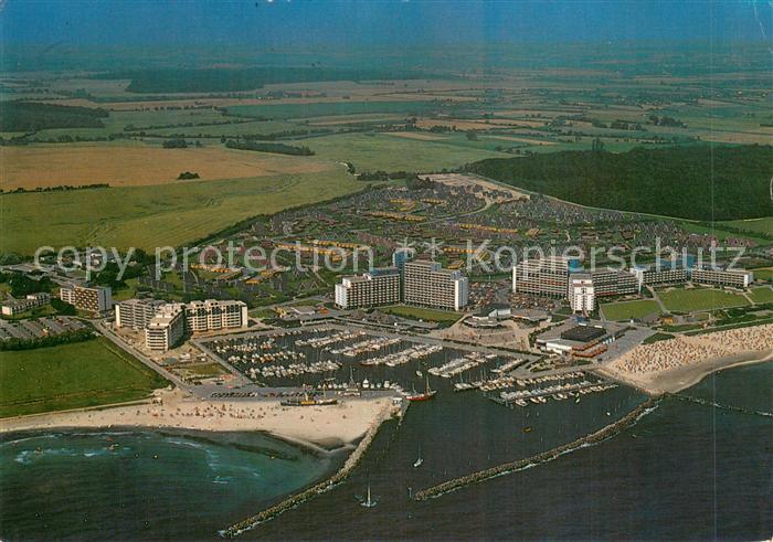 Damp Ostseebad Fliegeraufnahme