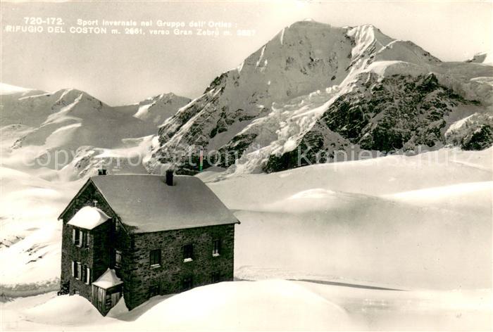 Sulden Solda Hintergrauhuette Ortler