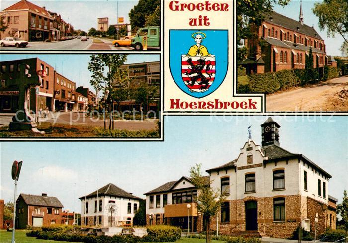 Hoensbroek Ortsansichten mit Kirche