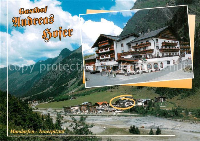 Mandarfen Pitztal Gasthof Andreas Hofer Panorama