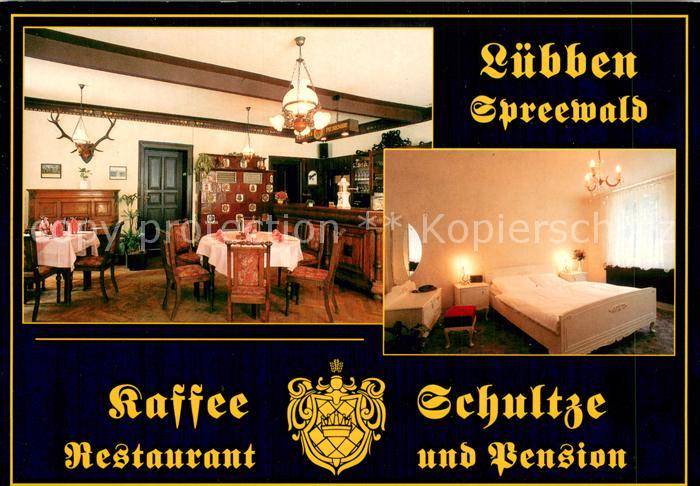 Luebben Spreewald Kaffee Schultze Restaurant und Pension Gaststube Zimmer