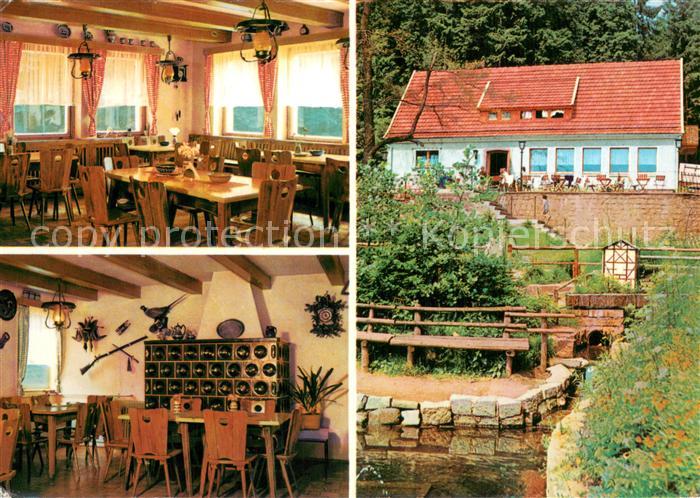 Leinefelde-Worbis Konsum Waldklause Koehlersgrund Gastraeume