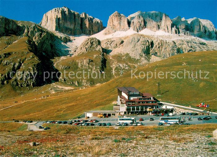 Pordoipass Seilbahn Station Panorama