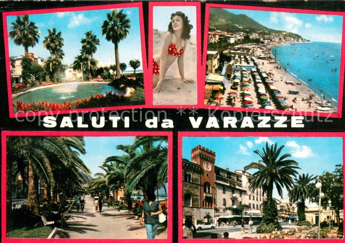 Varazze Liguria IT Fontana dei Giardini La Spiaggia Passeggiata sul longomare Pa
