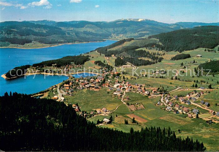 Schluchsee Panorama Blick zum Feldberg Schwarzwald