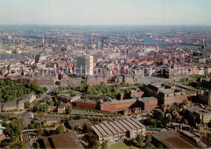 HAMBURG  CITY Blick vom Fernsehturm auf Ausstellungsgelaende und Innenstadt