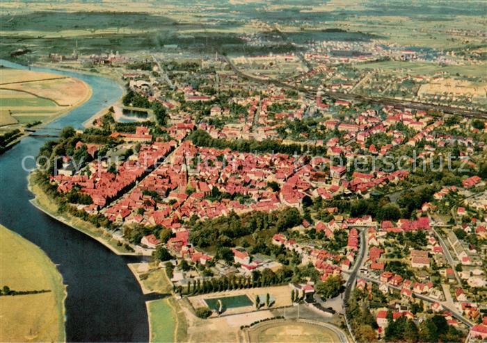 Nienburg Weser Fliegeraufnahme