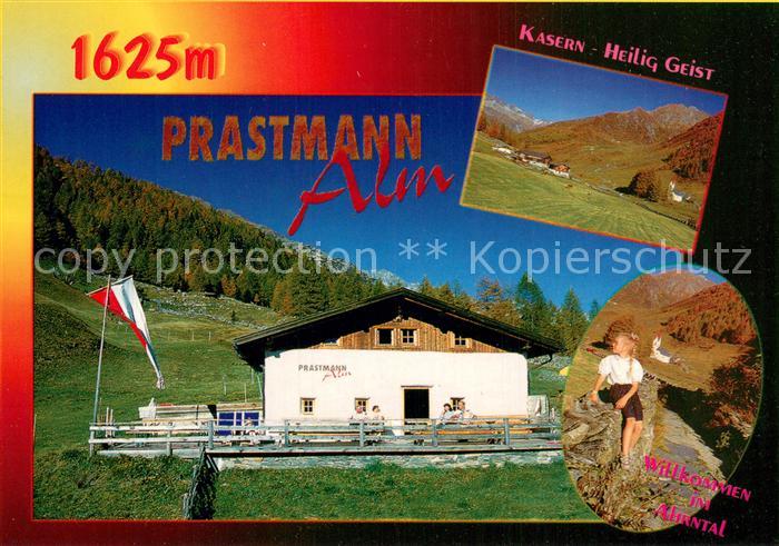 St Johann Ahrntal Prastmann Alm Heilig Geist Landschaft Alpen