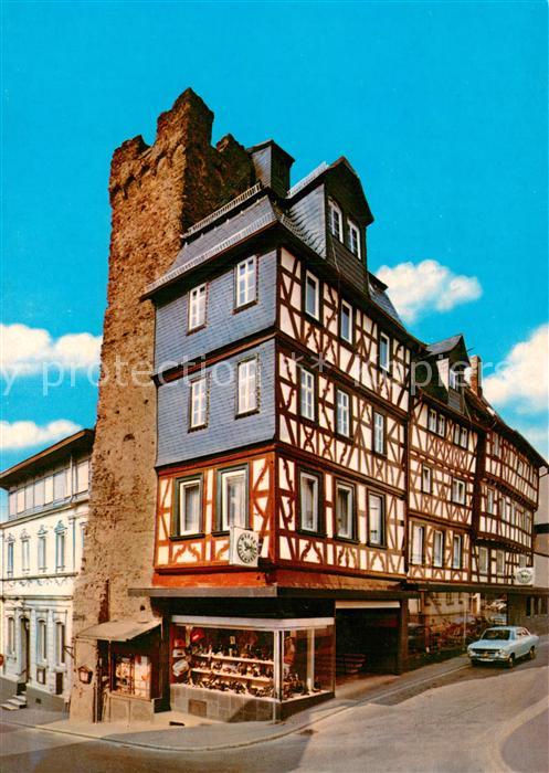 Bad Camberg Untertorturm Fachwerkhaeuser