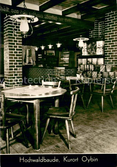 Oybin Sachsen Hochwaldbaude Gaststube