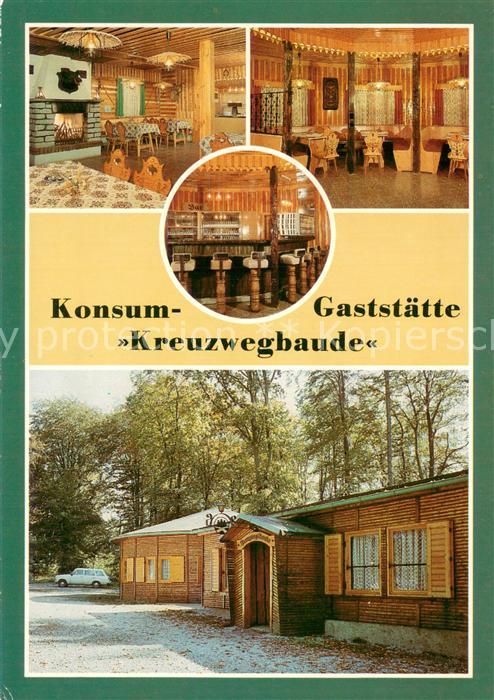 Stiege Konsum Gaststaette Kreuzwegbaude Gastraeume