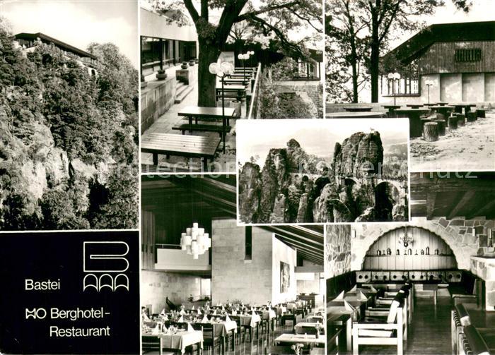 Bastei Saechsische Schweiz Berghotel Restaurant Speisesaal Gaststube