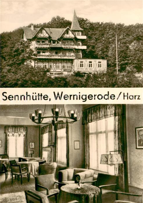 Wernigerode Harz Sennhuette Gastraum