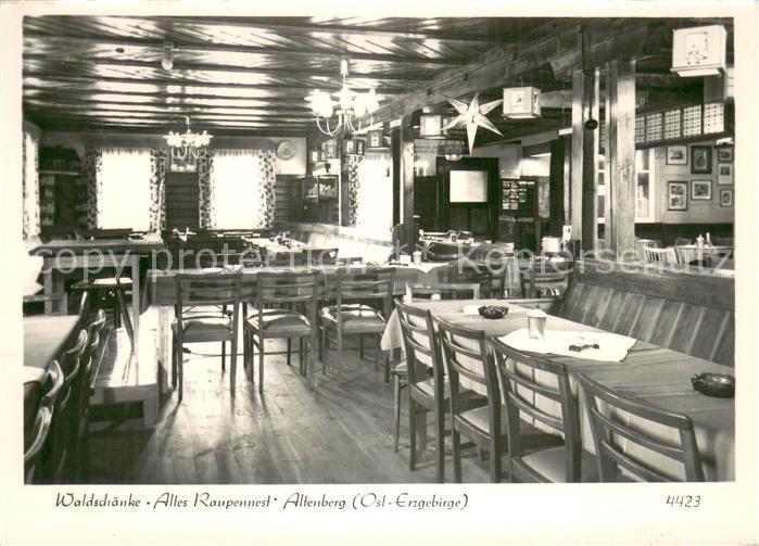 Altenberg Dippoldiswalde Waldschaenke Altes Raupennest Gaststube