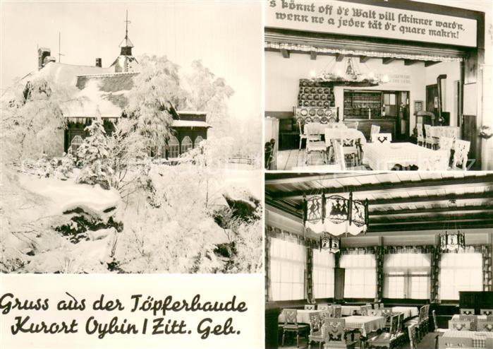 Oybin Sachsen Toepferbaude Gastraeume