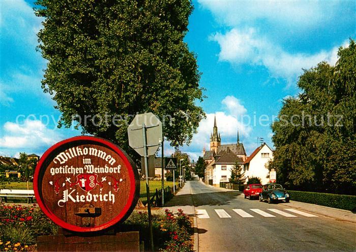 Kiedrich Dorfpartie Kirche