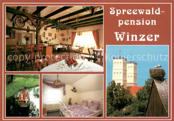 Straupitz Spreewaldpension Winzer Gaststube Bootspartie Zimmer Storchennest