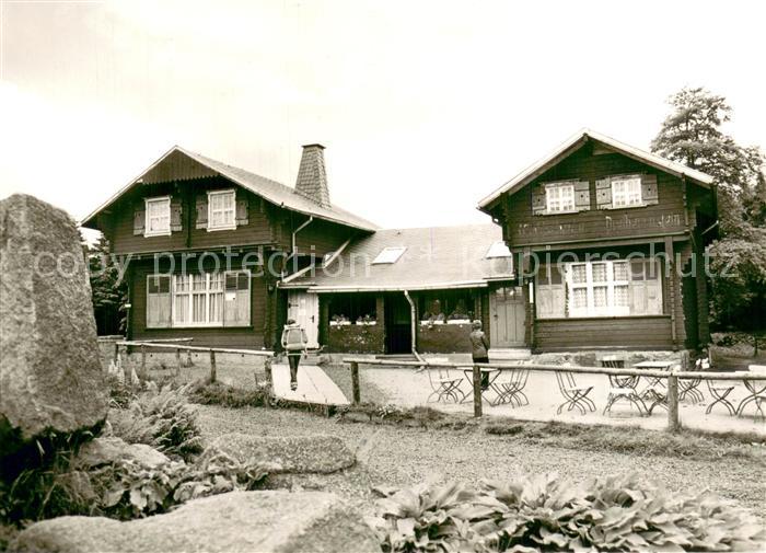 Brotterode Waldschaenke Dreiherrenstein am Gr Weissenberg am Rennsteig