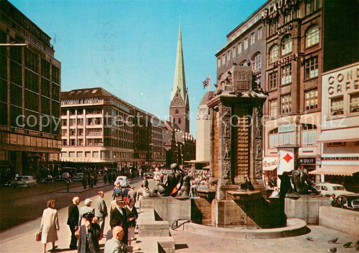 HAMBURG  CITY Moenckeberger Strasse Brunnen