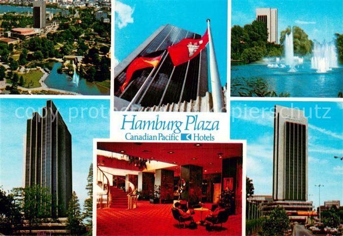 HAMBURG  CITY Canadian Pacific Hotels Hamburg Plaza Foyer Fliegeraufnahme
