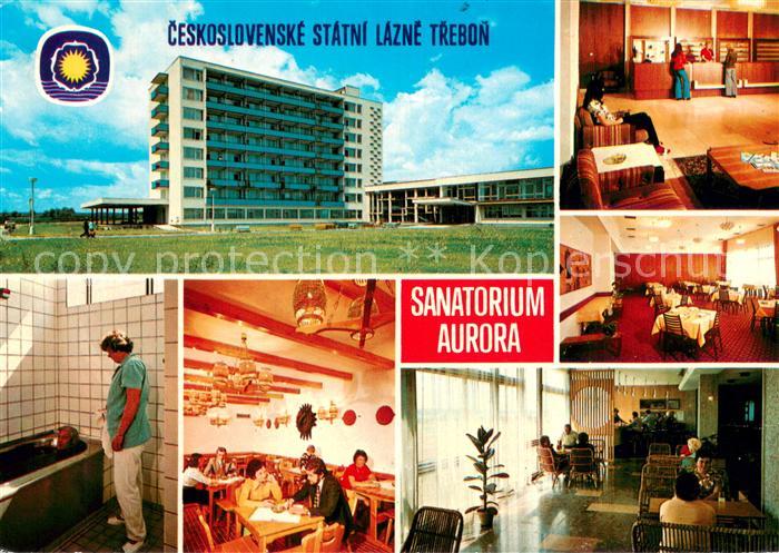Trebon Czechia Sanatorium Aurora Rezeption Gastraeume Moorbad
