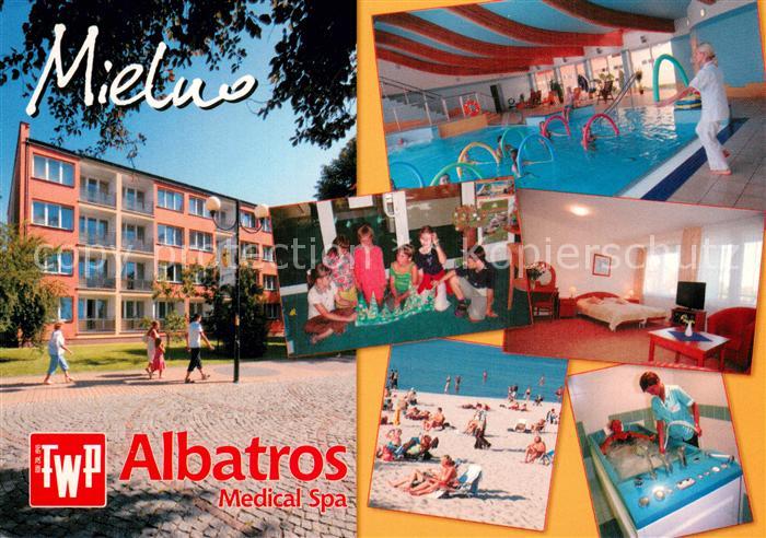 Mielno PL Albatros Medical SPA Hallenbad Spielzimmer Strand Med Anwendung