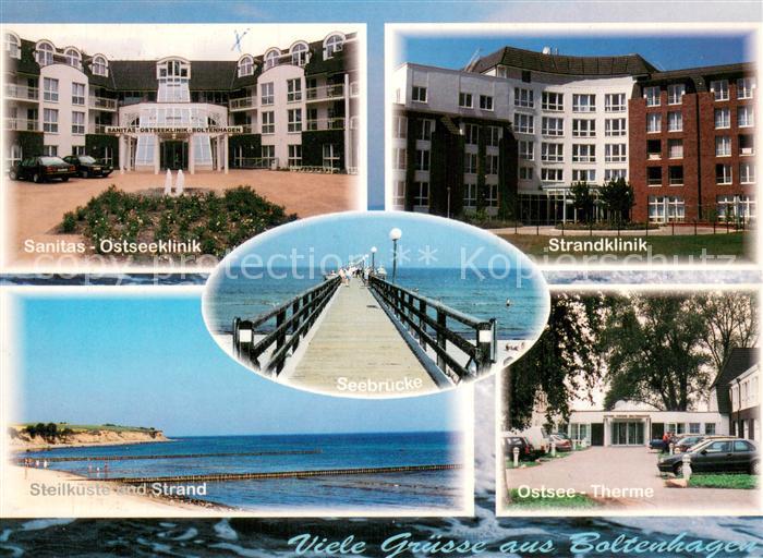 Boltenhagen Ostseebad Sanitas Ostseeklinik Strandklinik Steilkueste Strand Ostse