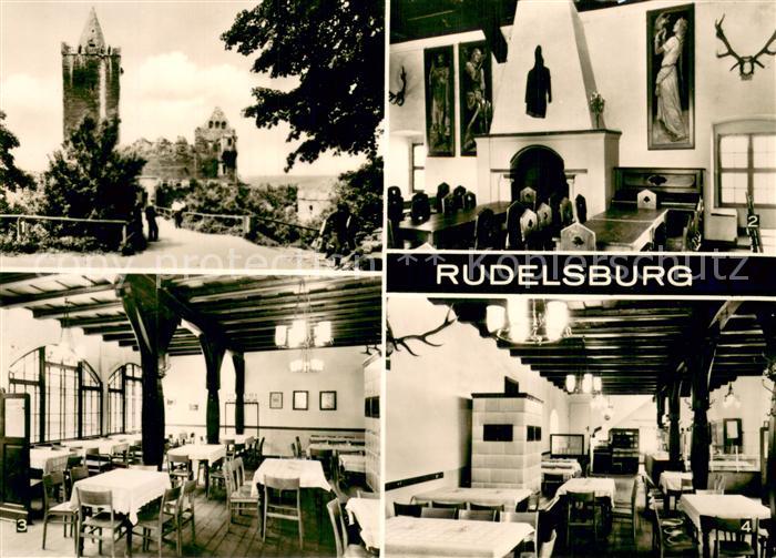 Bad Koesen Rudelsburg HO Gaststaette Rittersaal Restaurant