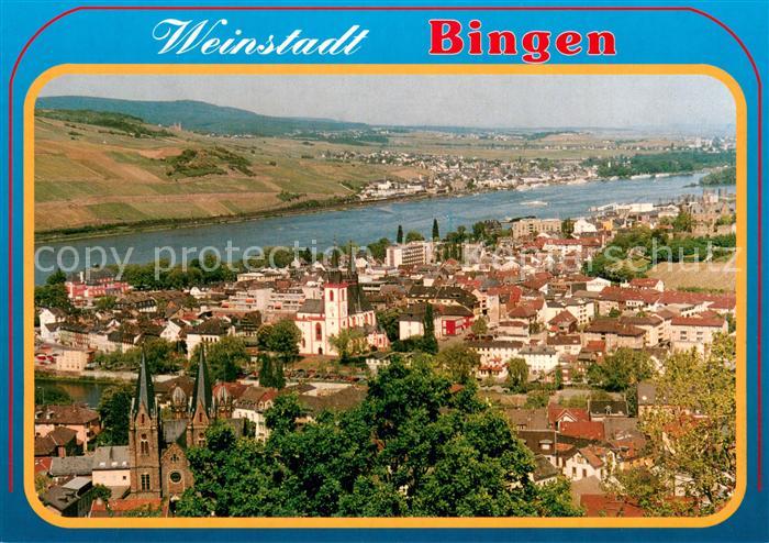 Bingen Rhein Panorama Weinstadt