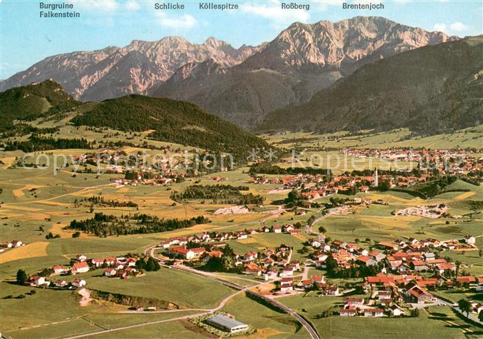 Pfronten Ostallgaeu Bayern Hoehenluftkurort mit Allgaeuer Alpen