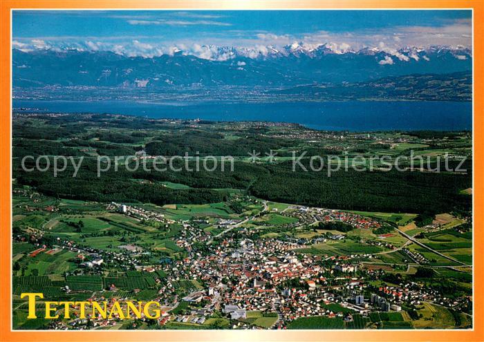 Tettnang mit Blick zum Bodensee und Alpenkette