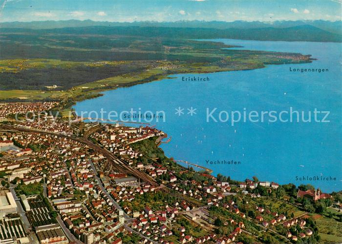 Friedrichshafen Bodensee Panorama Alpenkette