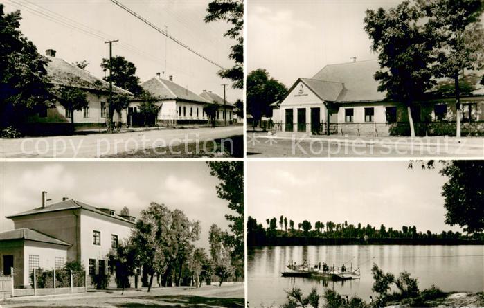 Tiszacsege Teilansichten Dorf Anglersee