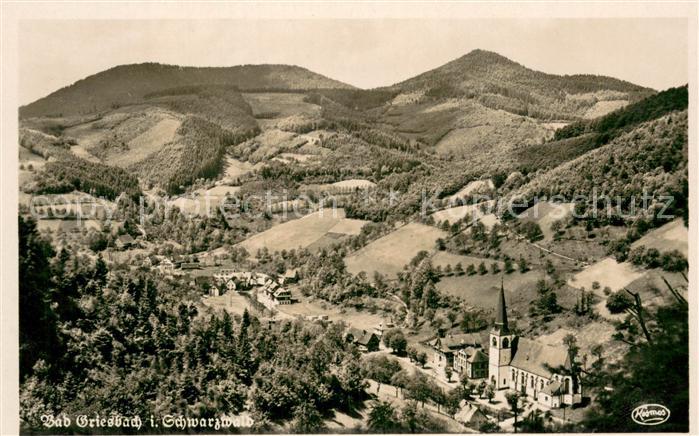 Bad Griesbach Schwarzwald  Gesamtansicht Tal