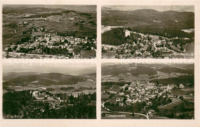 Saldenburg Fliegeraufnahme englburg Fuerstenstein Tittling