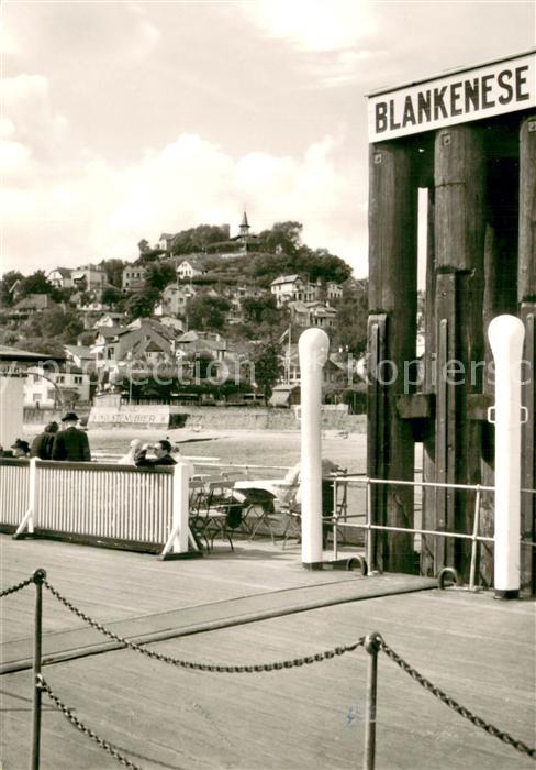 Blankenese Hamburg Am Wasser Pier