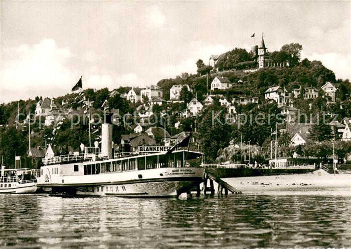 Blankenese Hamburg Suellberg kl.Dampferschiff