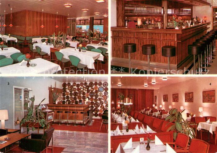 Sassnitz Ostseebad Ruegen Mitropa-Ruegen-Hotel Bad Hotelhalle Rest.