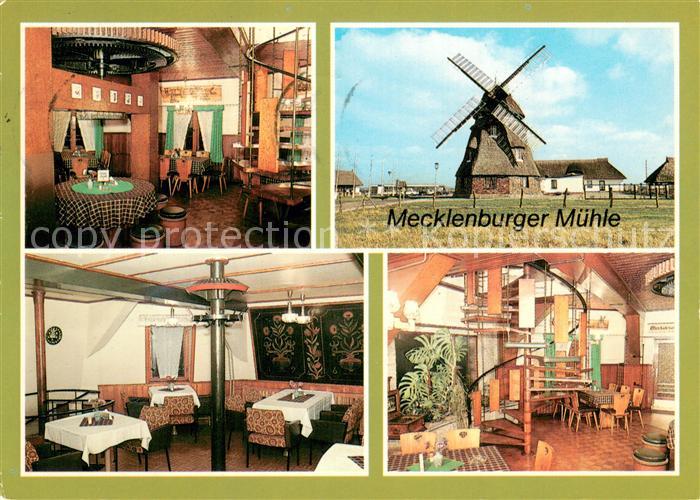 Dorf Mecklenburg Gaststaette Mecklenburger Muehle Teilansichten