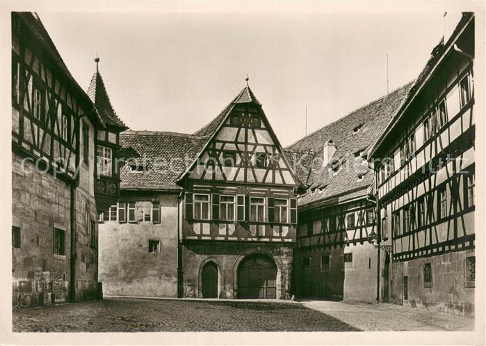 Bamberg Domherrenhoefe Fachwerkhaeuser